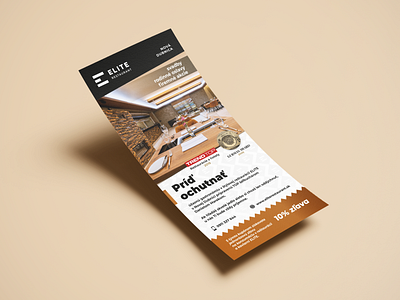DL flyer - ELITE Hotel & Restaurant brand design brand identity branding creative design dl flyer flat hotel