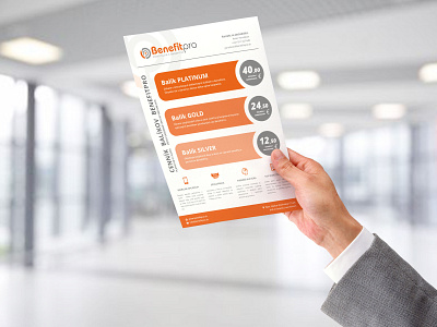 Price list - Benefitpro benefit branding clever creative design flat price list typography ui ux