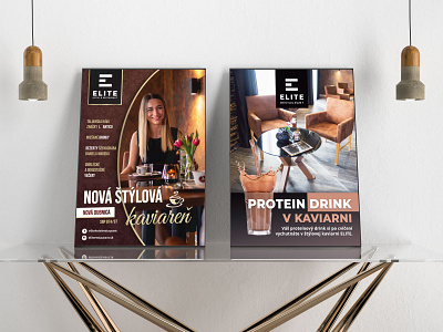 Poster - ELITE Hotel & Restaurant cafe café creative design drink hotel poster posters restaurant style