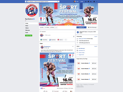 Facebook event - Sport festival cover creative design event facebook festival sport