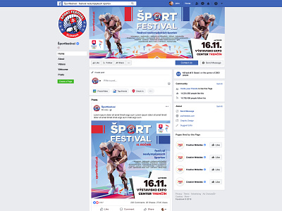 Facebook event - Sport festival