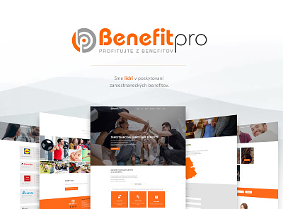 Web - benefitpro.sk brand design brand identity branding creative design flat ui ux web web design webdesign website website design