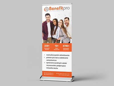 Rollup - BenefitPro benefit brand design brand identity branding creative design flat rollup ui