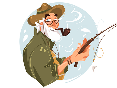 Fisherman character character design character illustration characterdesign fisherman illustration illustration art