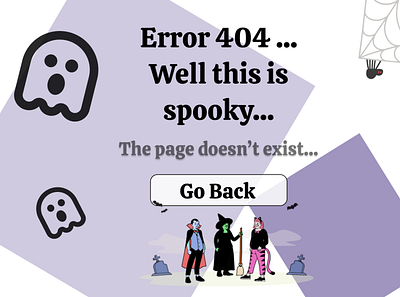 Spooky Error 404 figma ui uidesign challenge