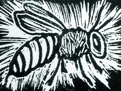 Bee Print (Detail)