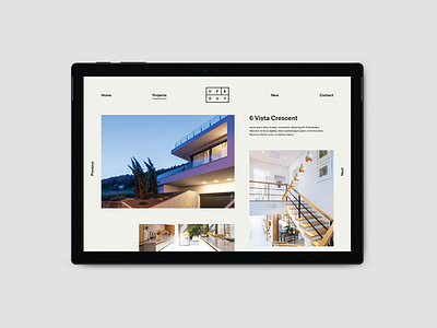 Architects website design