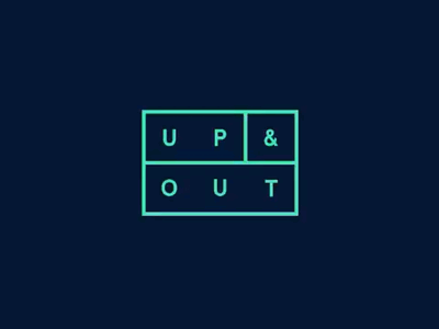 UP&OUT Architects logo architect architect logo boxes logo logo minimal logo versatile logo