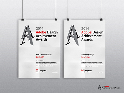 Adobe Design Achievement Award 2014 award packaging design print communication