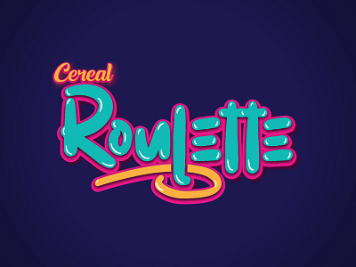 Cereal Roulette logo logodesign typography