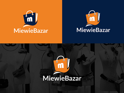 Miewie Bazaar logo logodesign vector