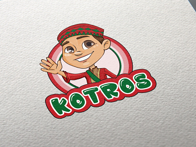 Kotros character creative illustration logo mascot moroccan