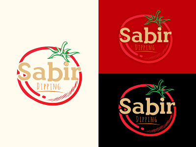 Sabir Dipping design idea logo logodesign typography