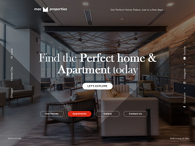 Mac Properties design ui ux web design