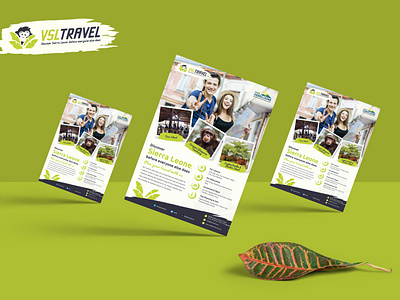 VSL Travels creative flyer design