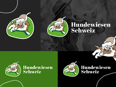 Hundewisen Schweiz branding creative logo logodesign typography vector