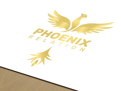 Phoenix Relation branding creative illustration logo logodesign