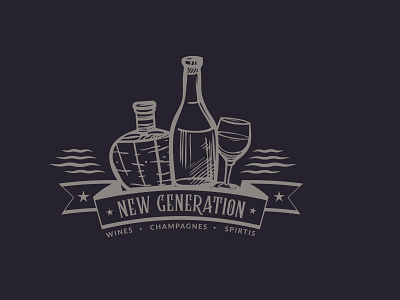 New Generation Wines art creative logo