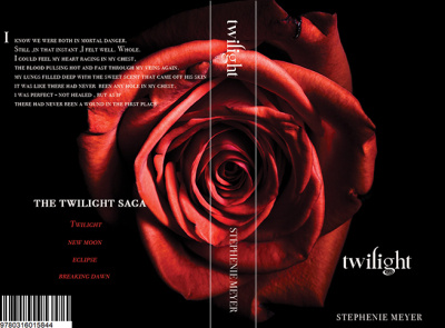 Twilight Book Redesign adobe creative suite adobe indesign adobe photoshop art book cover dafont design indesign redesign twilight typography unsplash