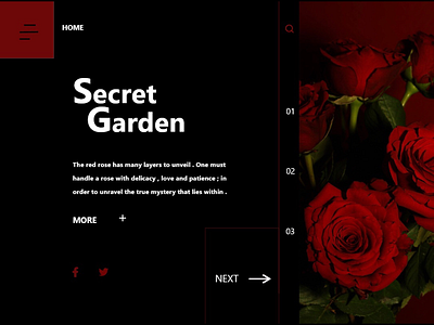 Secret Garden Landing Page
