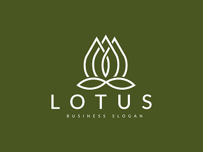 Lotus Flower Logo abstract beauty brand identity business concept day spa design eco elegant emblem flower garden harmony health leaf line linear logo logotype lotus
