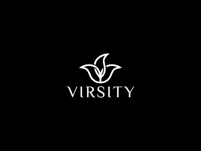 Virsity logo, tulip flower logo