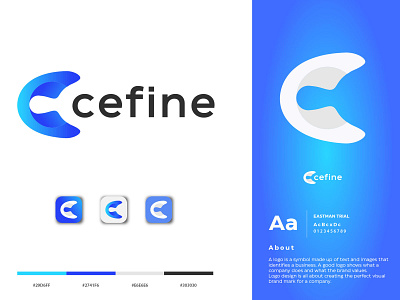 Cefine Branding Logo, C letter logo. abstract abstract logo app brand identity branding business logo c c letter c letter logo company logo identity modern logo