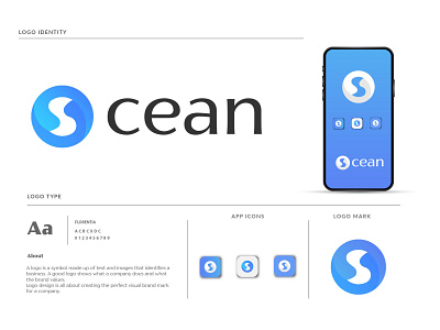 Ocean Branding Logo Design. O+S letter concept, O letter logo. abstract abstract logo app brand identity business logo company logo logodesign modern logo o letter logo ocean s leett