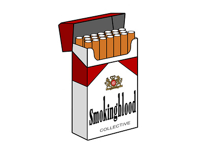 Logo Design - Smokingblood Collective branding design illustration logo vector