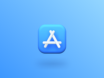 3d icon with Spline - Day 1 - App Store