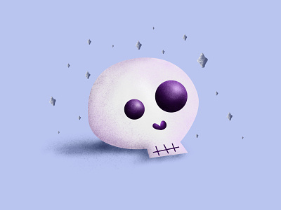 Spooky Skull creepy digital illustration graphic design halloween illustration illustrator rebound skull spooky vector