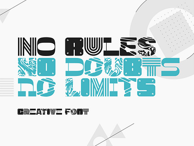 No Rules font