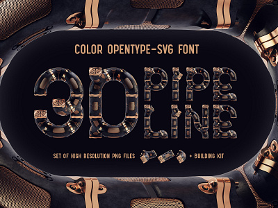 Pipeline - Color Bitmap Font