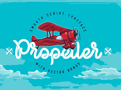 Propeller Font abc alphabet calligraphy design doodle english font graphic handwritten letter print script sign style symbol travel type typeface typescript typography