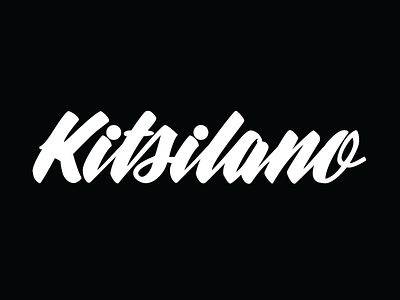 'Kitsilano' Hand Lettering