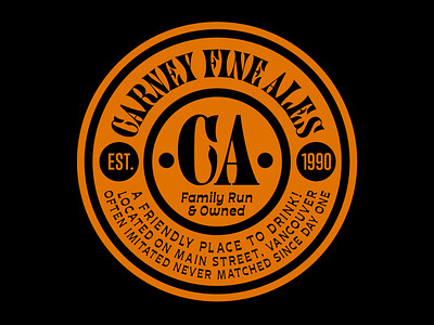 Carney Ales - Badge Logo