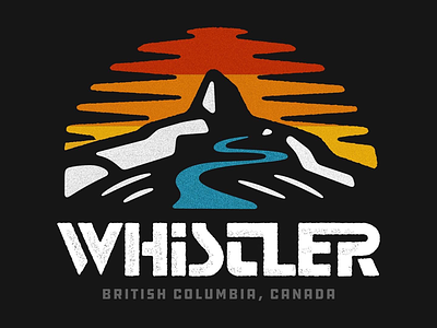 Whistler, BC apparel branding photoshop