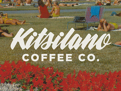 Kitsilano Coffee Co. badgedesign branding design lettering logo logotype type typography