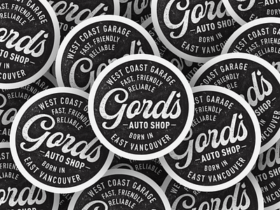 Gord's Auto-Shop Stickers