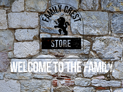 Family Crest Store Branding