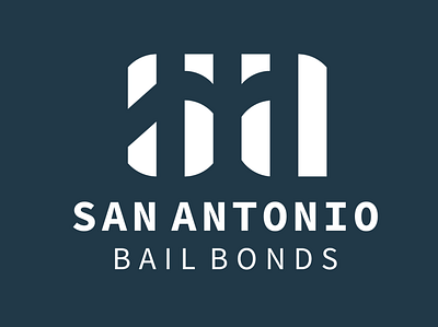 San Antonio Bail Bonds bail bonds logo logotype san antonio typogaphy