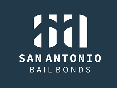 San Antonio Bail Bonds bail bonds logo logotype san antonio typogaphy