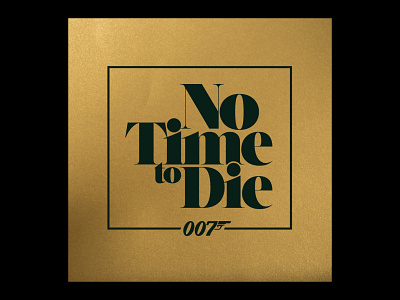 No Time To Die 001 007 design