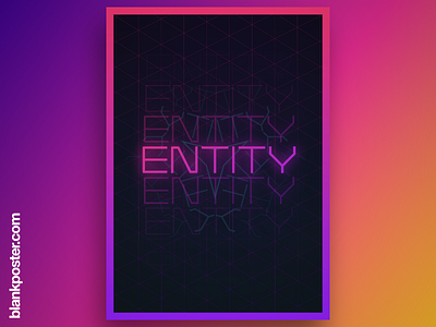 Poster - Entity blankposter.com poster