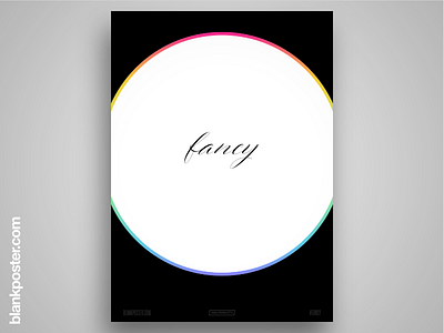 Poster - Fancy blankposter.com poster