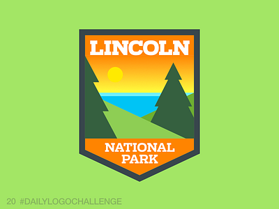 Daily Logo 20/50: National Park badge dailylogochallenge draplin logo