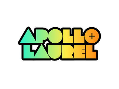 Logo - Apollo & Laurel gradient logo type