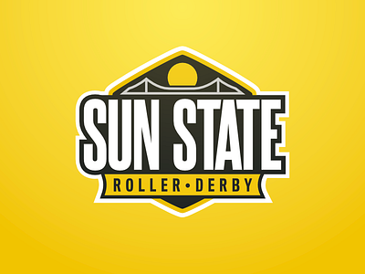 Logo - Sun State Roller Derby logo queensland roller derby rollerderby sports