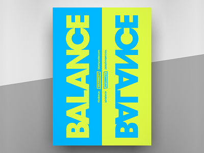Poster - Balance blankposter blankposter.com poster type