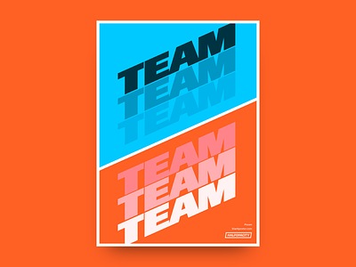 Poster - Team blankposter blankposter.com dailyposter poster type